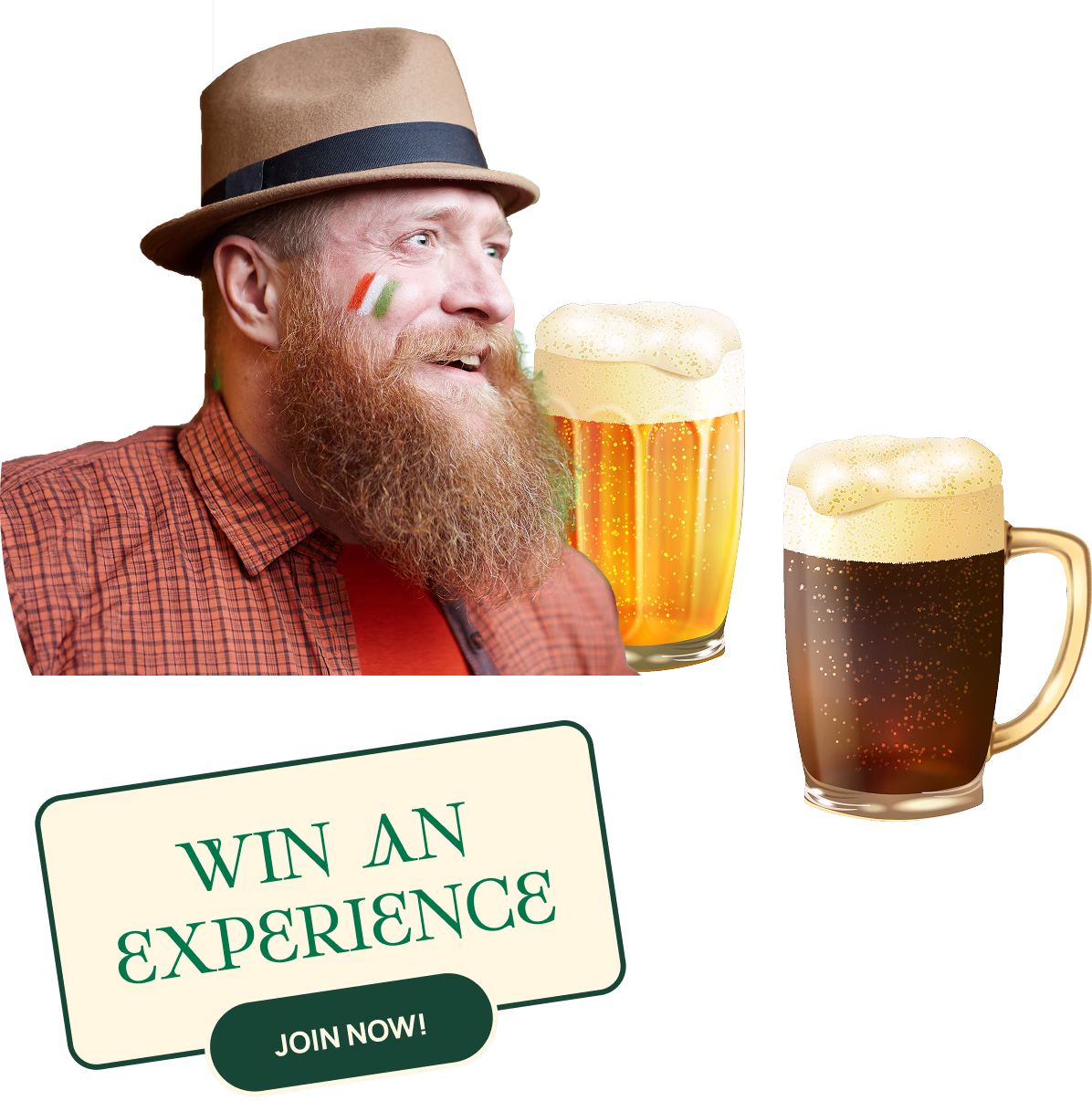 Main raffle image with detailed information about prizes and participation